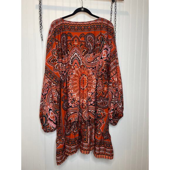 Boohoo & Junarose Floral & Scarf Print Oversized Smock Dress Bundle Size 16 - Picture 4 of 11